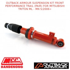 OUTBACK ARMOUR SUSPENSION KIT FRONT TRAIL(PAIR)FITS MITSUBISHI TRITON ML-MN5/06+